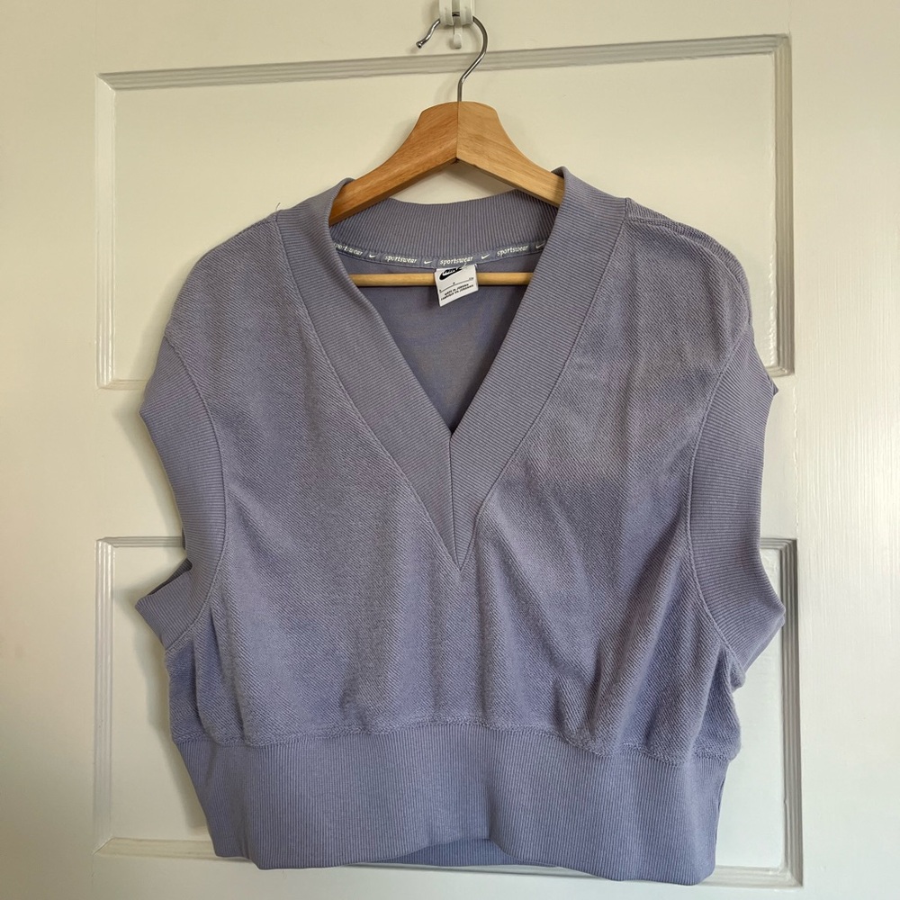 Nike Purple Sweater Tank